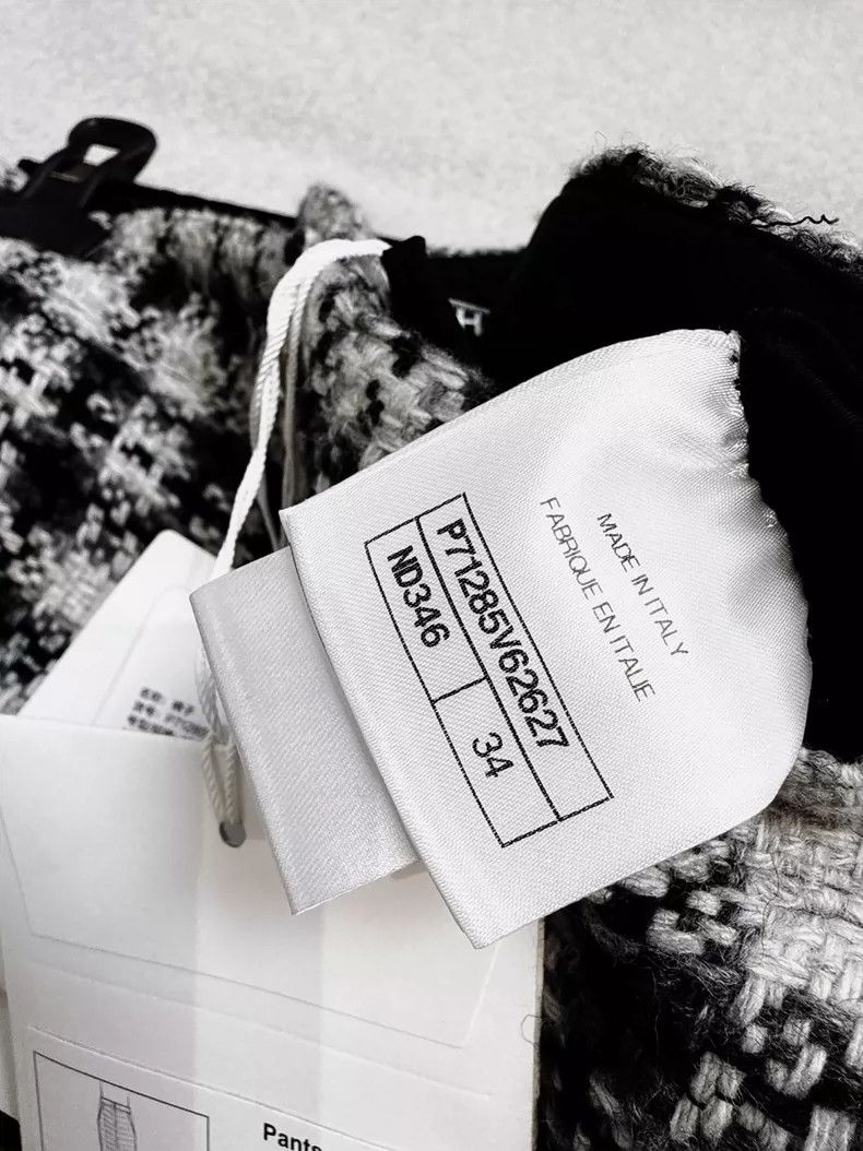 Chanel Chanel Black and White Houndstooth Pants Size 34" / US 12 / IT 48 - 5 Thumbnail