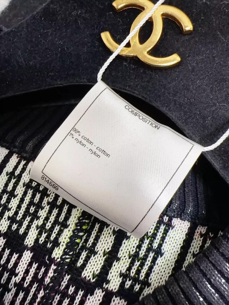Chanel Chanel Colorful Knit Baseball Jacket Size S / US 4 / IT 40 - 7 Thumbnail