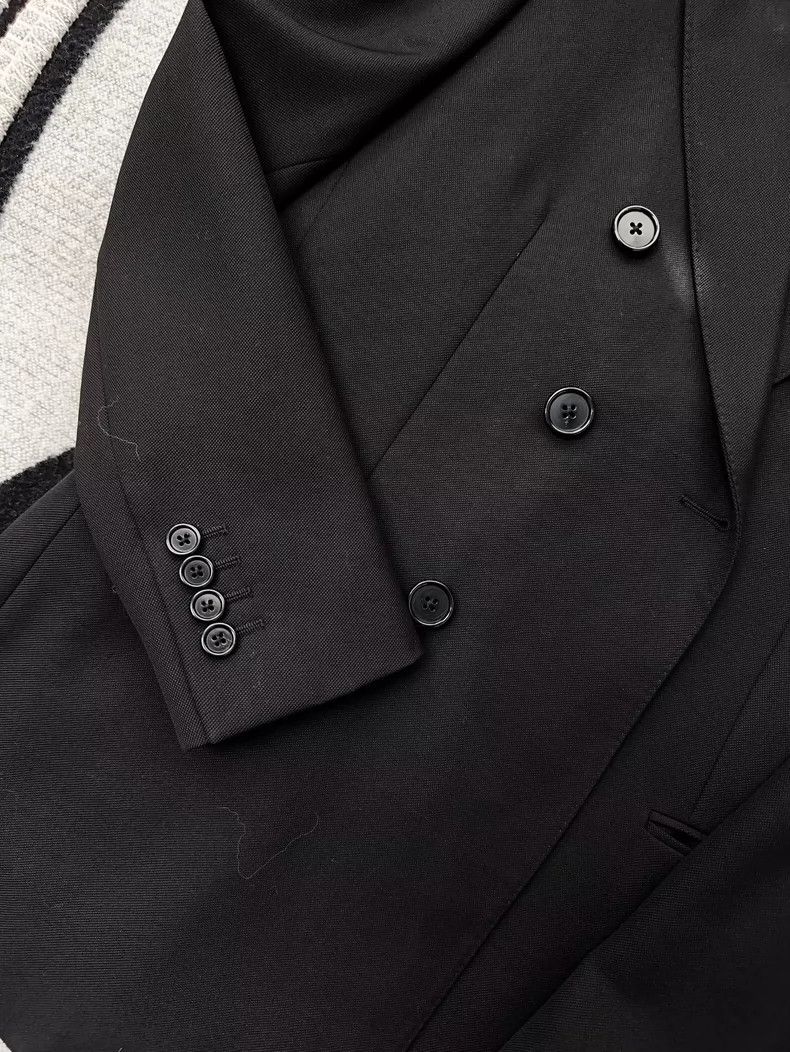 Celine Celine Black Suit Jacket for Commuting Size S / US 4 / IT 40 - 4 Thumbnail