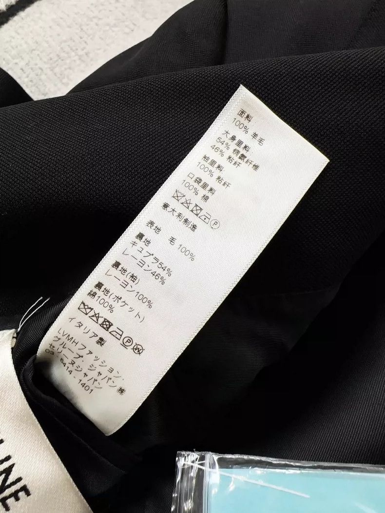 Celine Celine Black Suit Jacket for Commuting Size S / US 4 / IT 40 - 7 Thumbnail