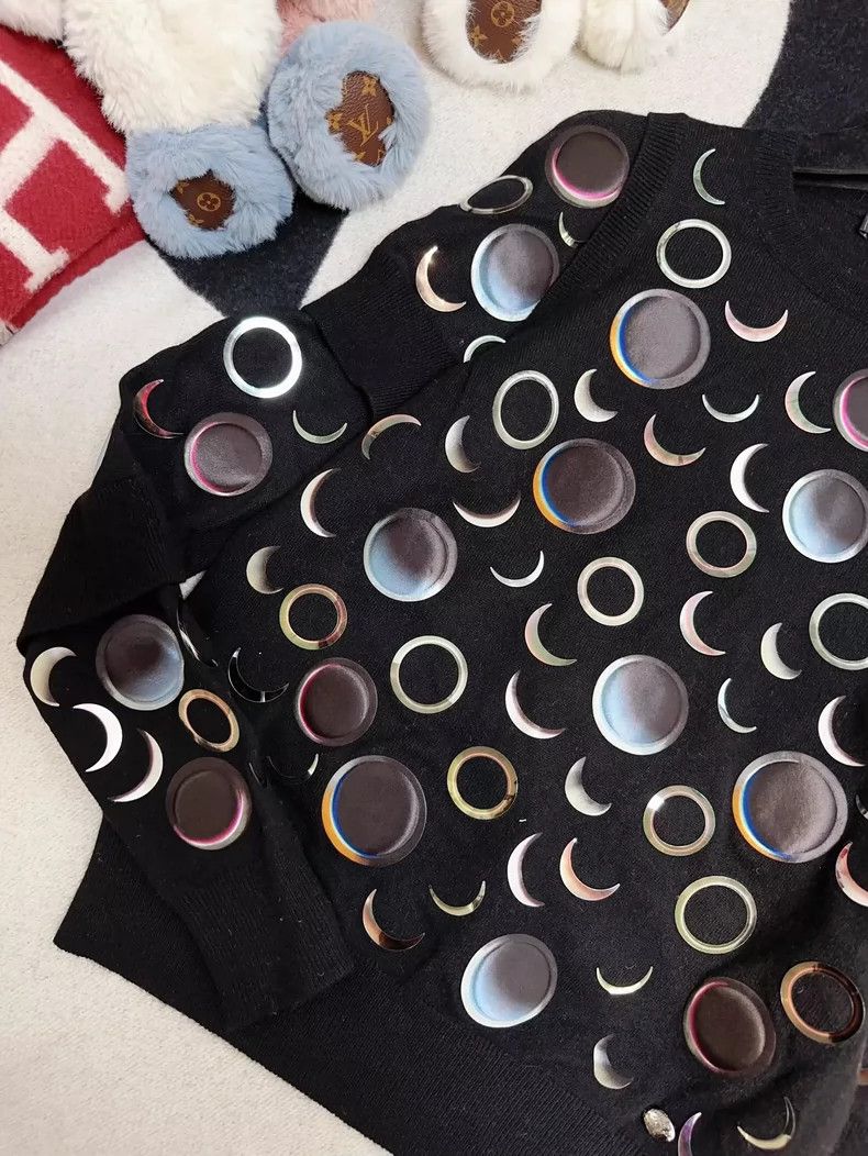 Chanel Chanel Moon Pattern Cashmere Sweater Size S / US 4 / IT 40 - 4 Thumbnail