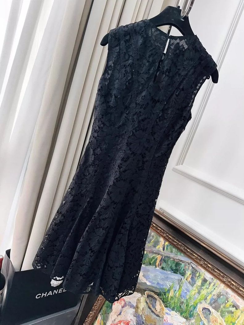 Valentino Valentino Black Lace Sleeveless Dress Size 38 Size S / US 4 / IT 40 - 3 Thumbnail