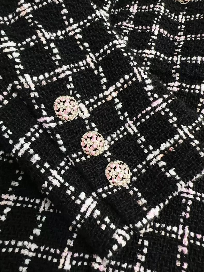 Chanel Chanel Black Pink Hooded Long Coat Size M / US 6-8 / IT 42-44 - 3 Thumbnail