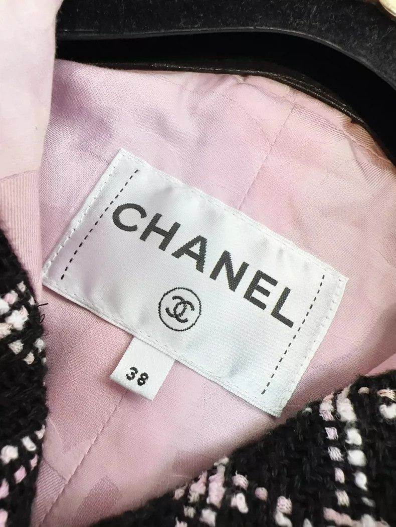 Chanel Chanel Black Pink Hooded Long Coat Size M / US 6-8 / IT 42-44 - 5 Thumbnail