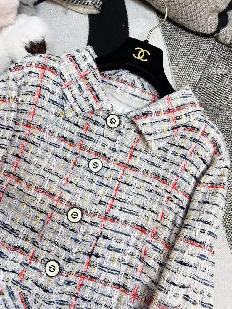 Chanel Chanel 18C Mixed Color Ruffled Short Jacket Size S / US 4 / IT 40 - 2 Thumbnail