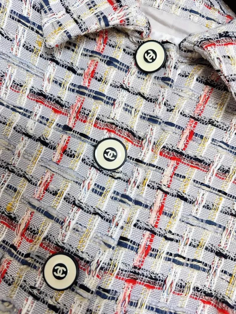 Chanel Chanel 18C Mixed Color Ruffled Short Jacket Size S / US 4 / IT 40 - 3 Thumbnail