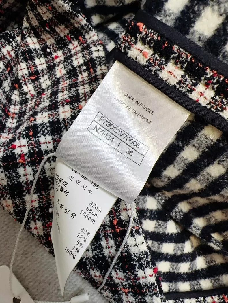 Chanel Chanel Hooded Checkered Short Jacket Size S / US 4 / IT 40 - 8 Thumbnail