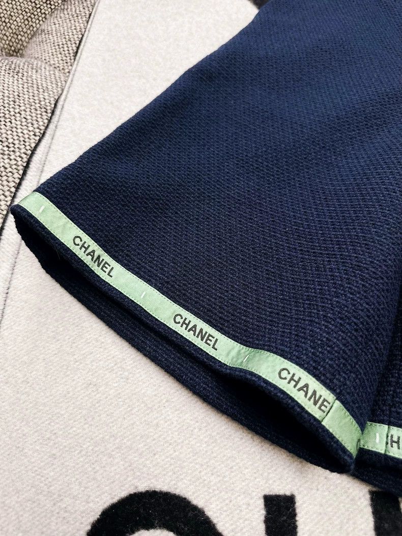 Chanel Chanel Dark Blue Bermuda Shorts with Logo Size 36" / US 14 / IT 50 - 4 Thumbnail