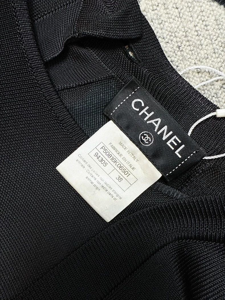 Chanel Chanel Black Cape Short Sleeve Dress Size M / US 6-8 / IT 42-44 - 4 Thumbnail