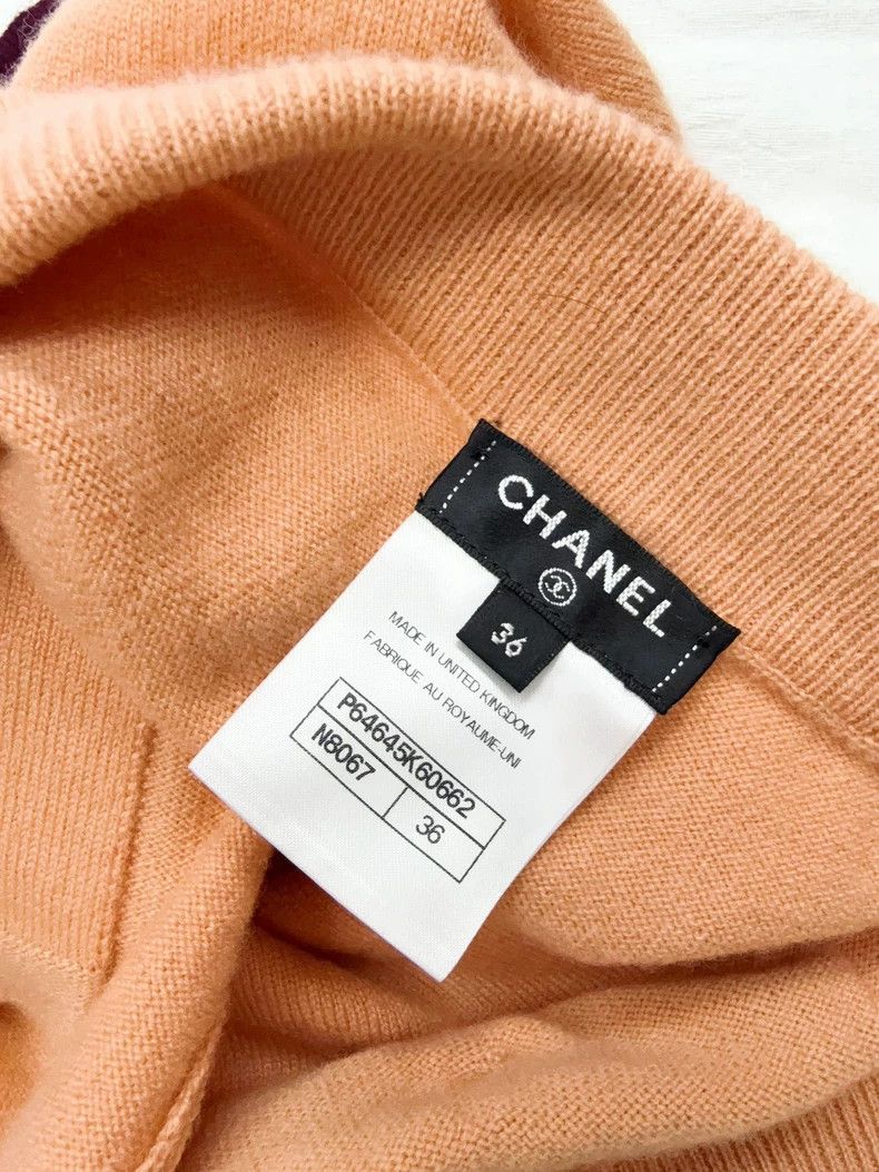Chanel Chanel Orange Short Sleeve Cardigan Set Size S / US 4 / IT 40 - 8 Thumbnail