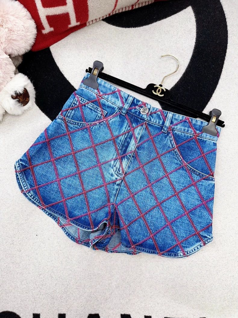 Chanel Chanel Blue and Red Denim Jacket Set Size S / US 4 / IT 40 - 6 Thumbnail