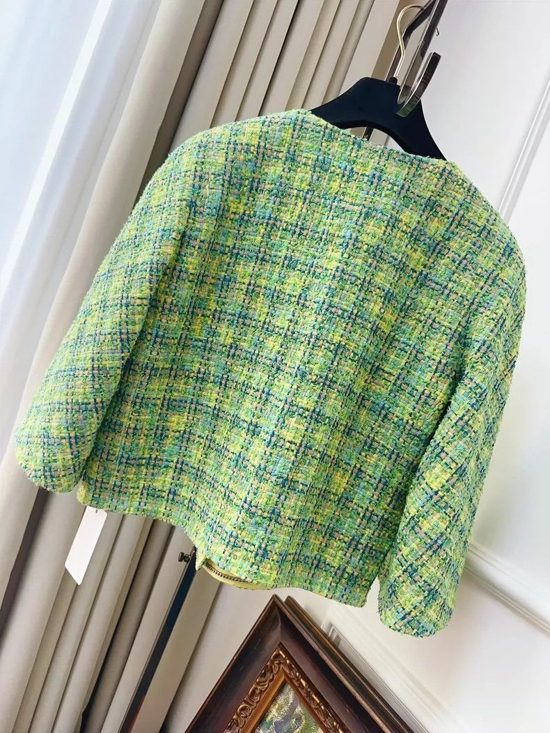 Chanel Chanel Avocado Green Beach Cape Jacket Size M / US 6-8 / IT 42-44 - 2 Thumbnail