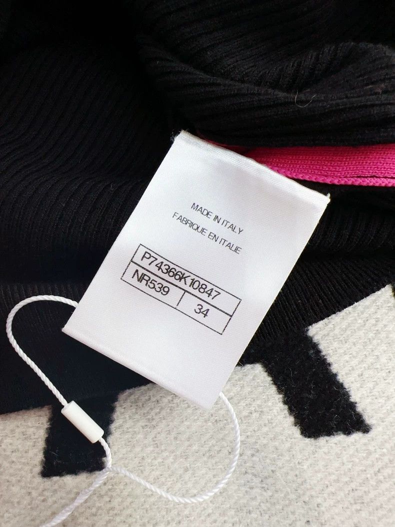 Chanel Chanel Coco Neige Black Color Block Top Size S / US 4 / IT 40 - 6 Thumbnail