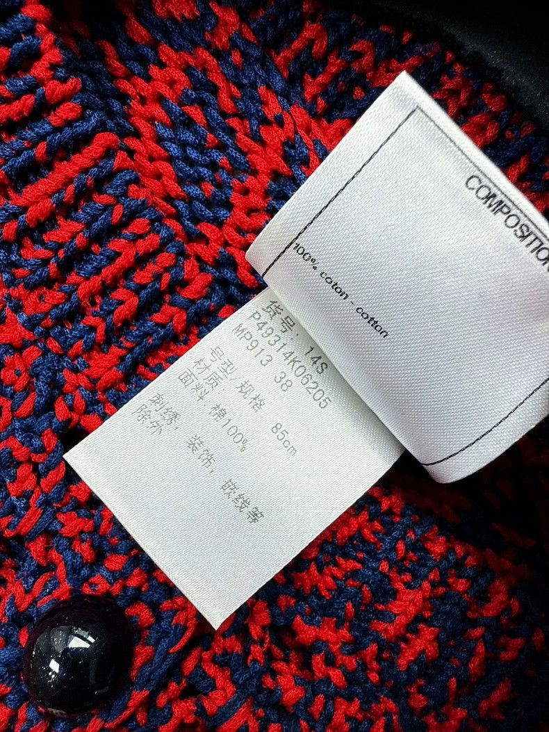 Chanel Chanel Berry Red and Navy Knitted Top Size M / US 6-8 / IT 42-44 - 6 Thumbnail