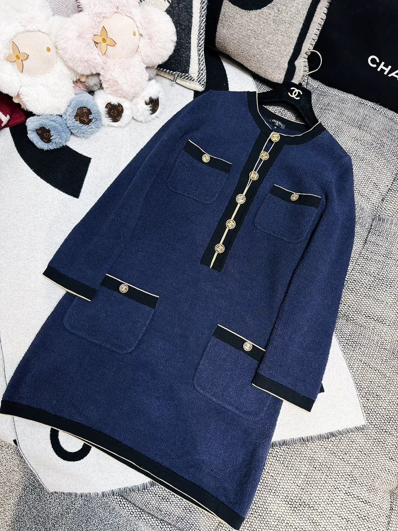 Chanel Chanel Cruise Collection Long Sleeve Dress Size S / US 4 / IT 40 - 8 Thumbnail