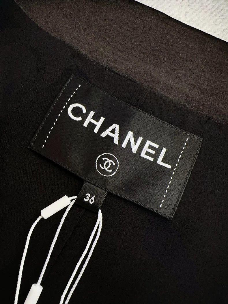 Chanel Chanel Black U-Neck Blazer Jacket Size S / US 4 / IT 40 - 5 Thumbnail