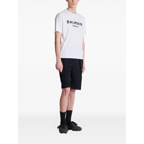 Balmain BALMAIN Men T-Shirts FH1EG000 BB73 GAB WHITE Size US M / EU 48-50 / 2 - 5 Thumbnail
