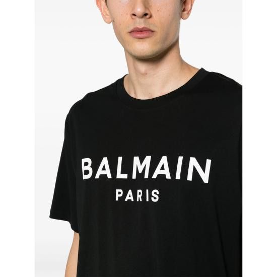 BALMAIN Men T-Shirts FH1EG000 BB73 EAB BLACK