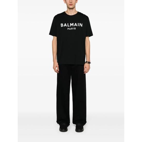 BALMAIN Men T-Shirts FH1EG000 BB73 EAB BLACK