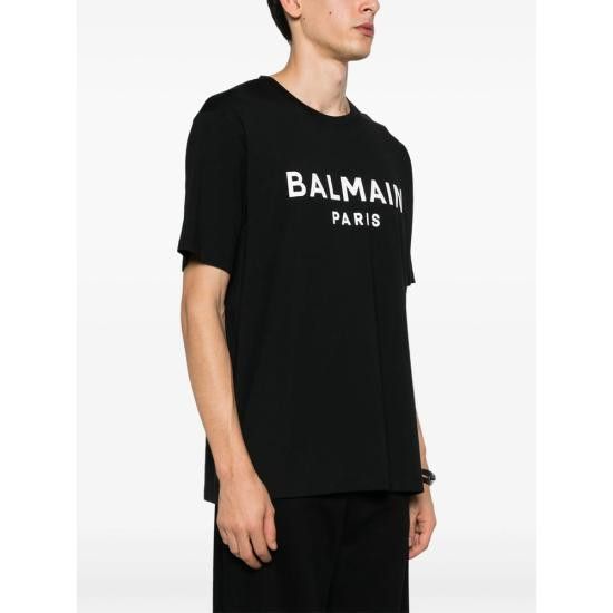 BALMAIN Men T-Shirts FH1EG000 BB73 EAB BLACK