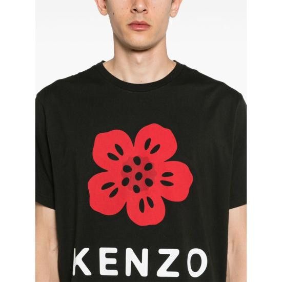Kenzo KENZO Men T-Shirts FE65TS4754SO 99J BLACK Size US M / EU 48-50 / 2 - 2 Thumbnail