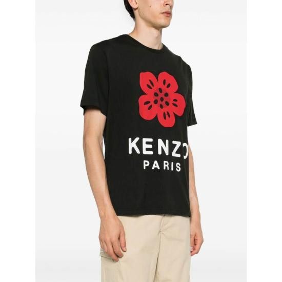 Kenzo KENZO Men T-Shirts FE65TS4754SO 99J BLACK Size US XL / EU 56 / 4 - 3 Thumbnail