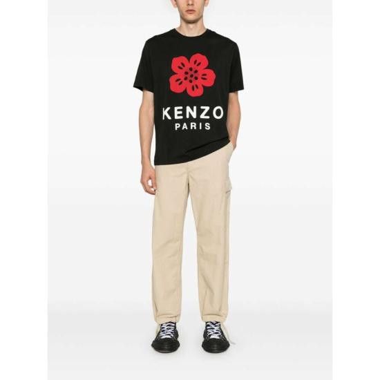 Kenzo KENZO Men T-Shirts FE65TS4754SO 99J BLACK Size US XL / EU 56 / 4 - 5 Thumbnail