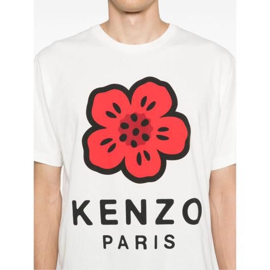 Kenzo KENZO Men T-Shirts FE65TS4754SO 02 WHITE Size US XL / EU 56 / 4 - 3 Thumbnail