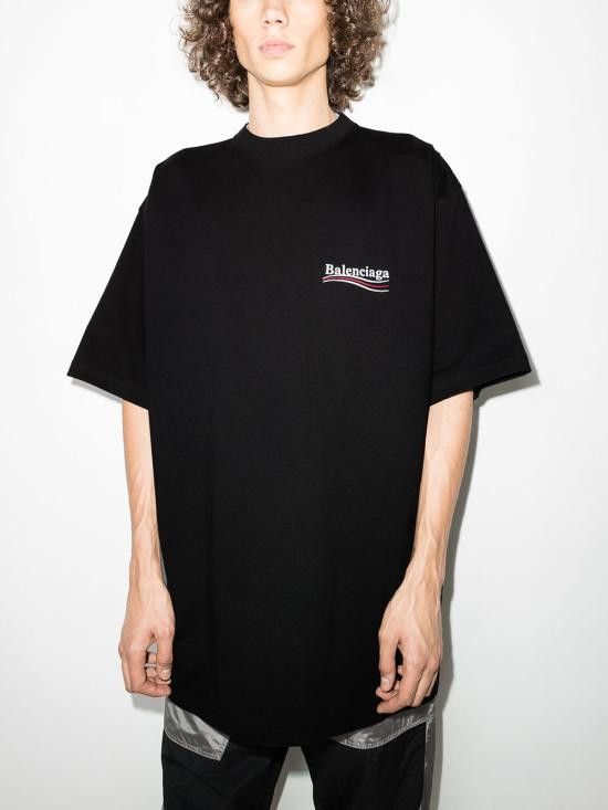 Balenciaga BALENCIAGA Men T-Shirts 641675 TKVJ1 1070 Black Size US S / EU 44-46 / 1 - 3 Thumbnail
