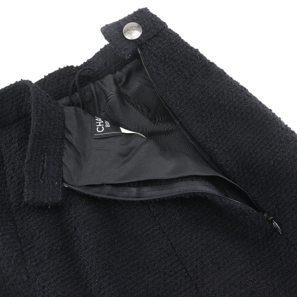 Chanel Chanel Chanel Pleated Skirt Wool Nylon Skirt Others Skirts P09451V05945 DUTY FREE for USA Size ONE SIZE - 5 Thumbnail