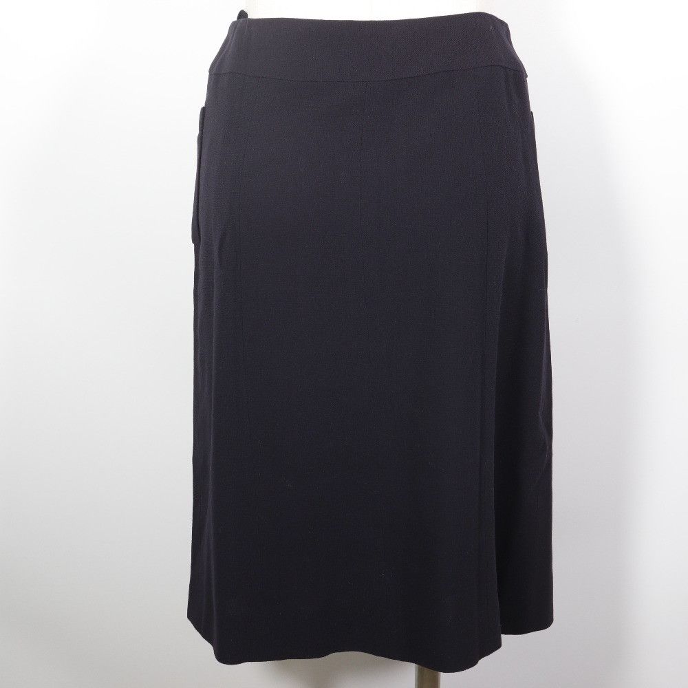 Chanel Chanel Chanel Coco Mark Double Button Wool Skirt Others Skirts P07931V04916 97P DUTY FREE for USA Size ONE SIZE - 3 Thumbnail