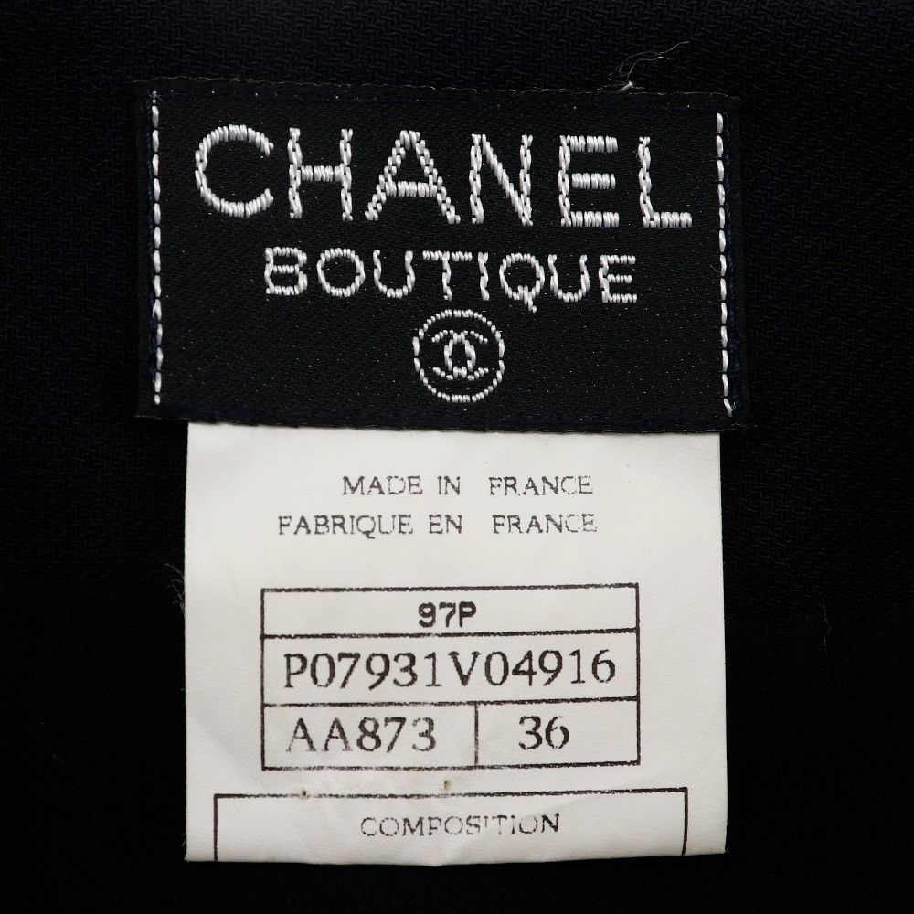 Chanel Chanel Chanel Coco Mark Double Button Wool Skirt Others Skirts P07931V04916 97P DUTY FREE for USA Size ONE SIZE - 11 Thumbnail