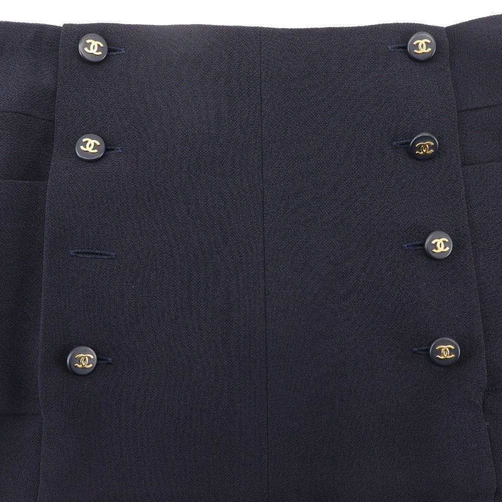 Chanel Chanel Chanel Coco Mark Double Button Wool Skirt Others Skirts P07931V04916 97P DUTY FREE for USA Size ONE SIZE - 6 Thumbnail