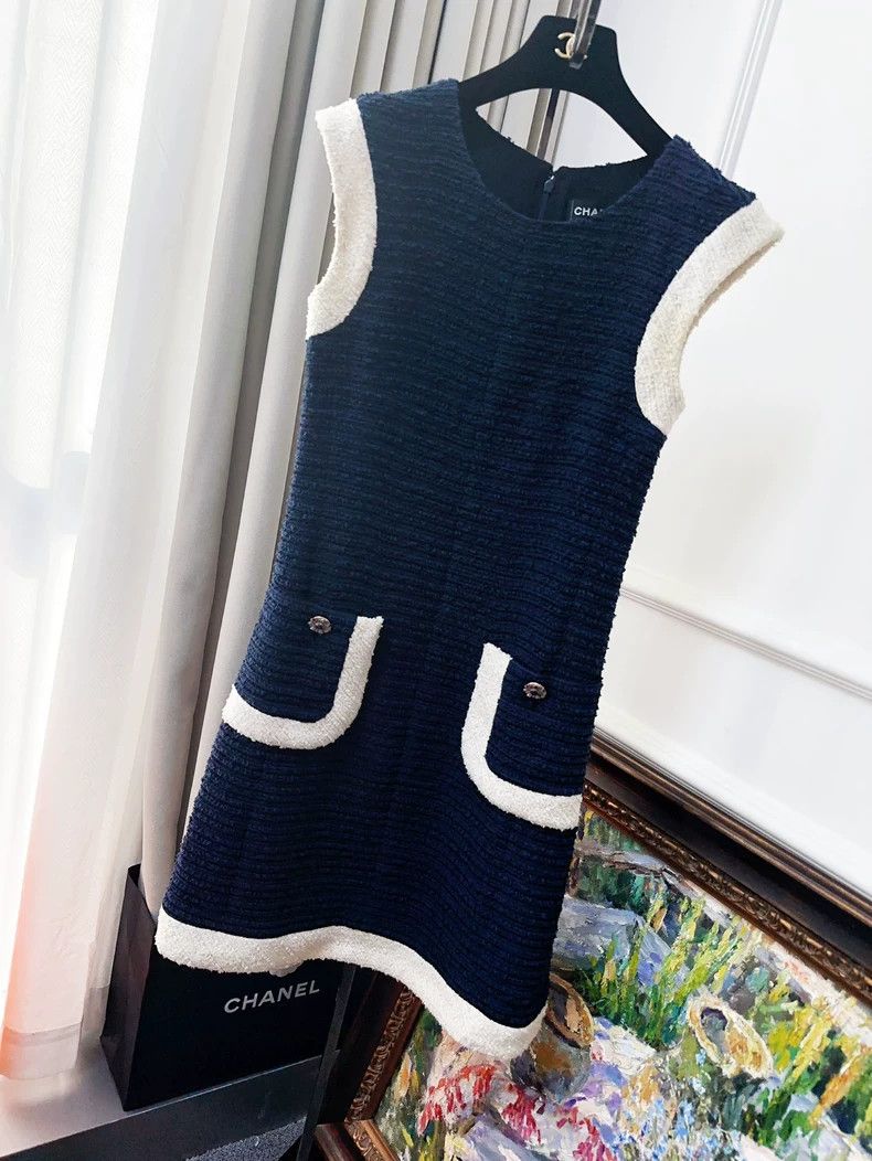 Chanel Chanel Spring Summer Tweed Dress 2014 Size S / US 4 / IT 40 - 7 Thumbnail