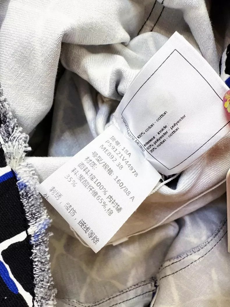 Chanel Chanel Blue and White Denim Dress Size M / US 6-8 / IT 42-44 - 7 Thumbnail