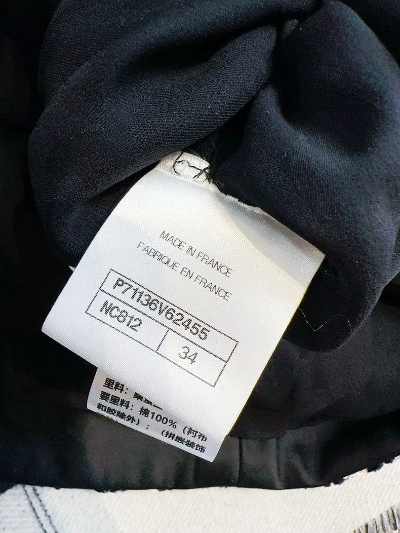 Chanel Chanel Black and White Sleeveless Dress Size S / US 4 / IT 40 - 8 Thumbnail