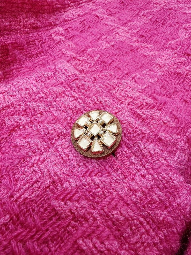 Chanel Chanel Pink Long Sleeve Jacket 19k Collection Size S / US 4 / IT 40 - 5 Thumbnail