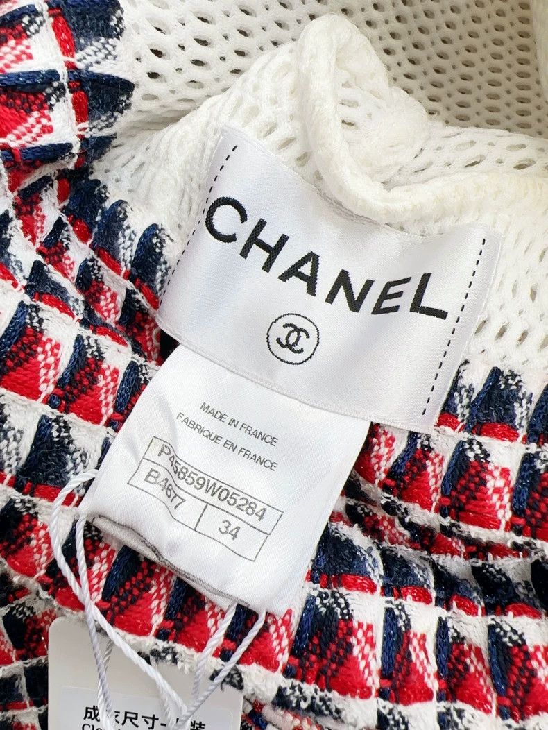 Chanel Chanel Ivory Color Knit Short Jacket Size S / US 4 / IT 40 - 7 Thumbnail