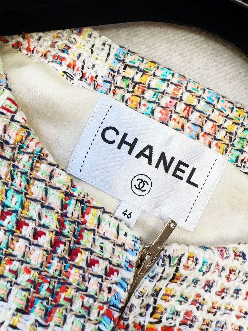 Chanel Chanel Colorful Woven Long Vest Size L / US 10 / IT 46 - 4 Thumbnail