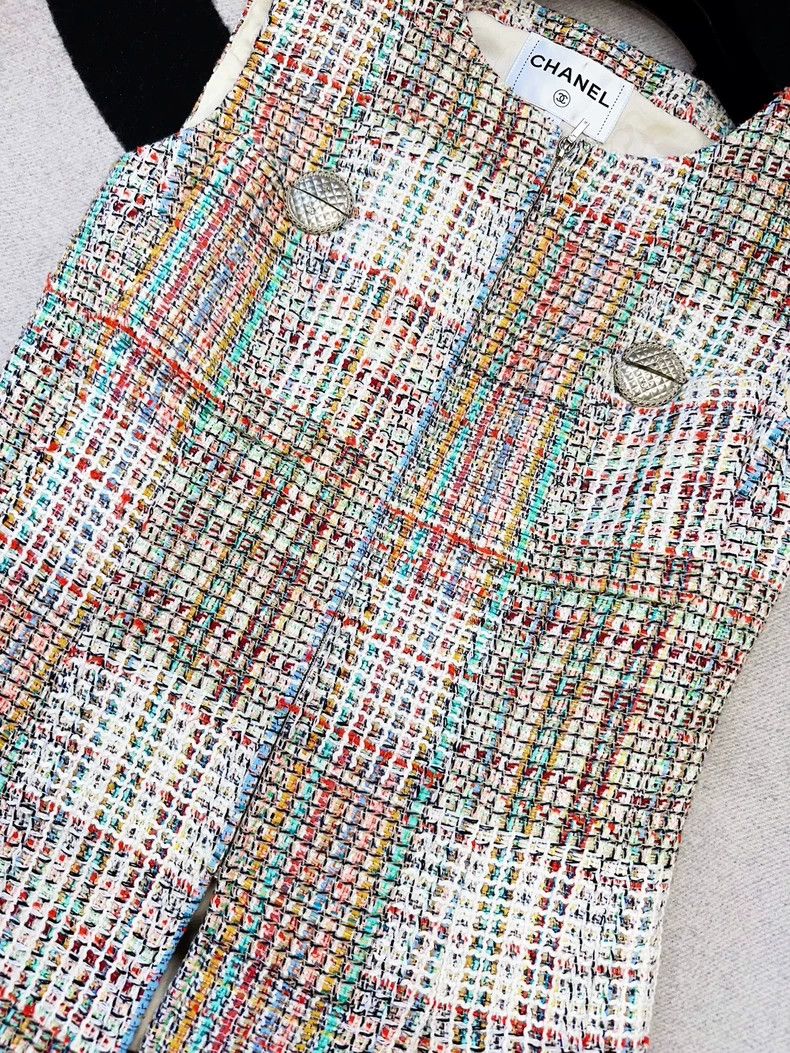 Chanel Chanel Colorful Woven Long Vest Size L / US 10 / IT 46 - 3 Thumbnail