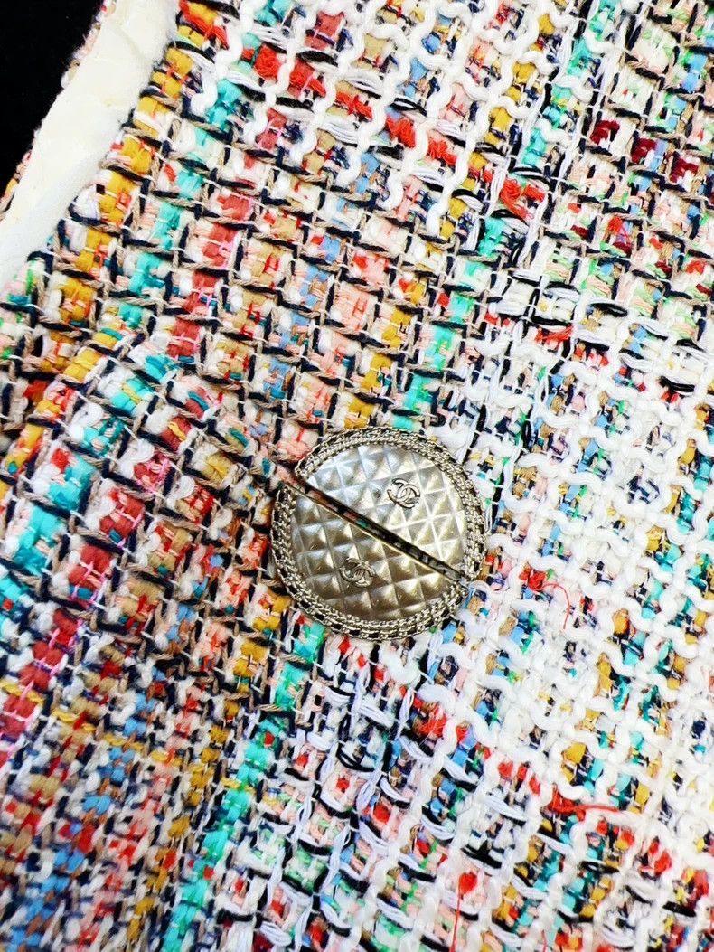 Chanel Chanel Colorful Woven Long Vest Size L / US 10 / IT 46 - 5 Thumbnail