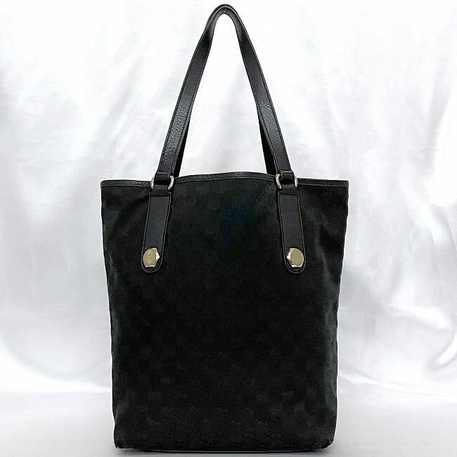 Gucci GUCCI Tote Bag Black Cotton Size ONE SIZE - 3 Thumbnail