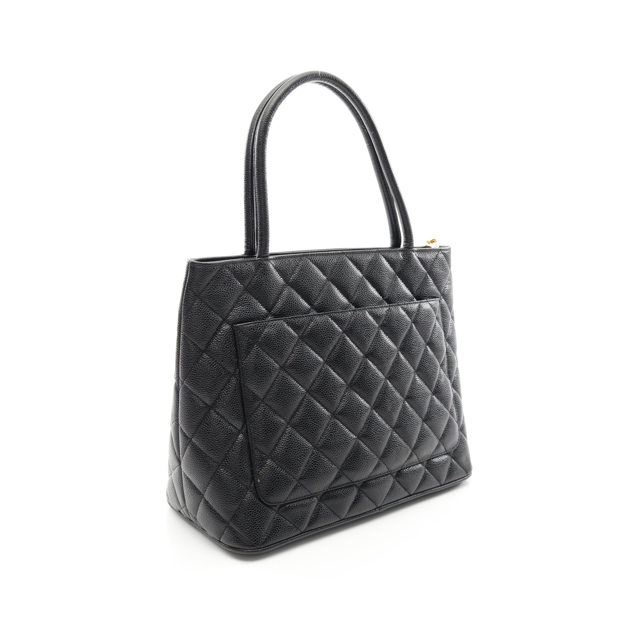 Chanel Chanel Reissue Tote Handbag Bag Caviar Skin Black Gold Hardware Size ONE SIZE - 2 Thumbnail