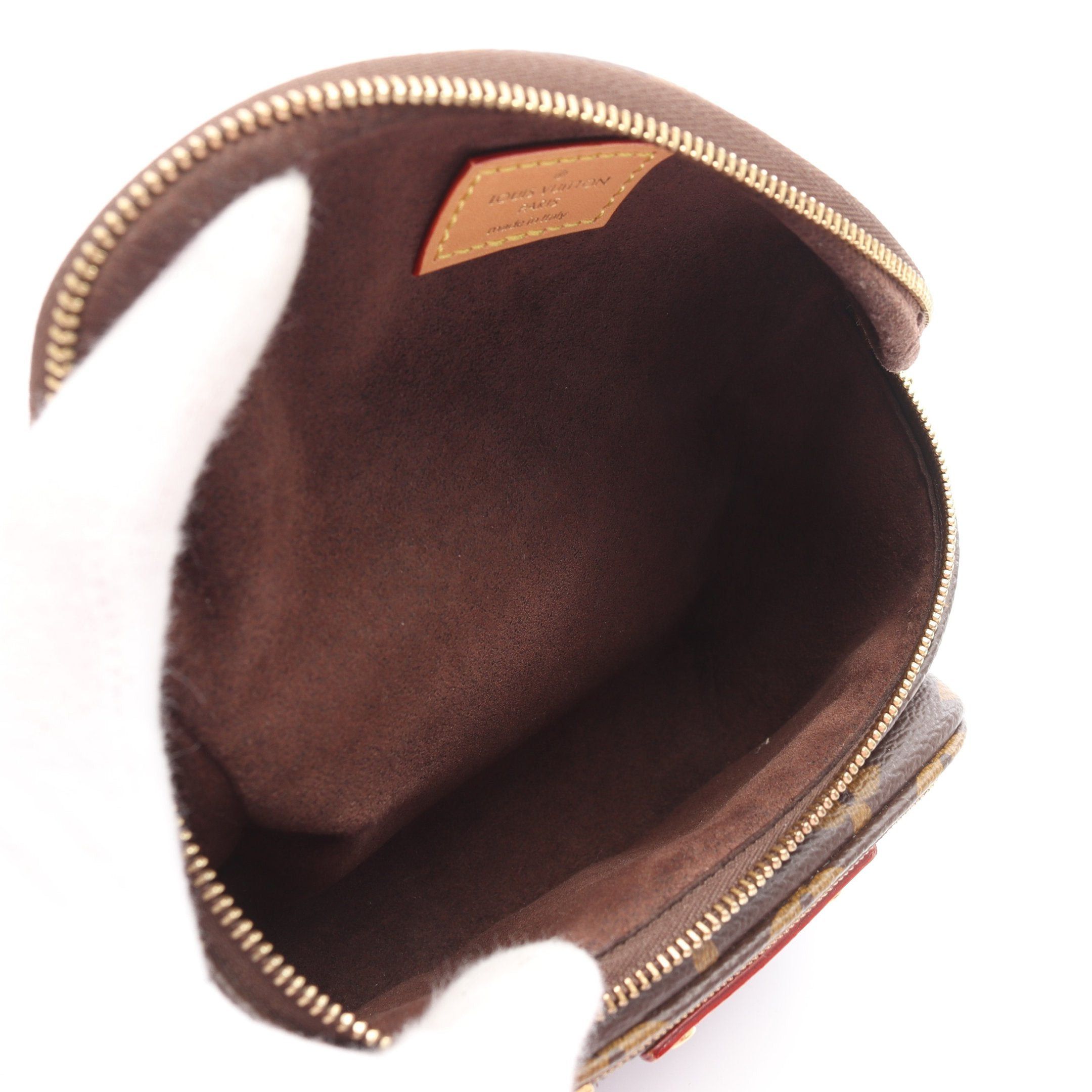 Louis Vuitton Louis Vuitton Mini Bum Bag Monogram Chain Handbag Leather Brown Size ONE SIZE - 3 Thumbnail