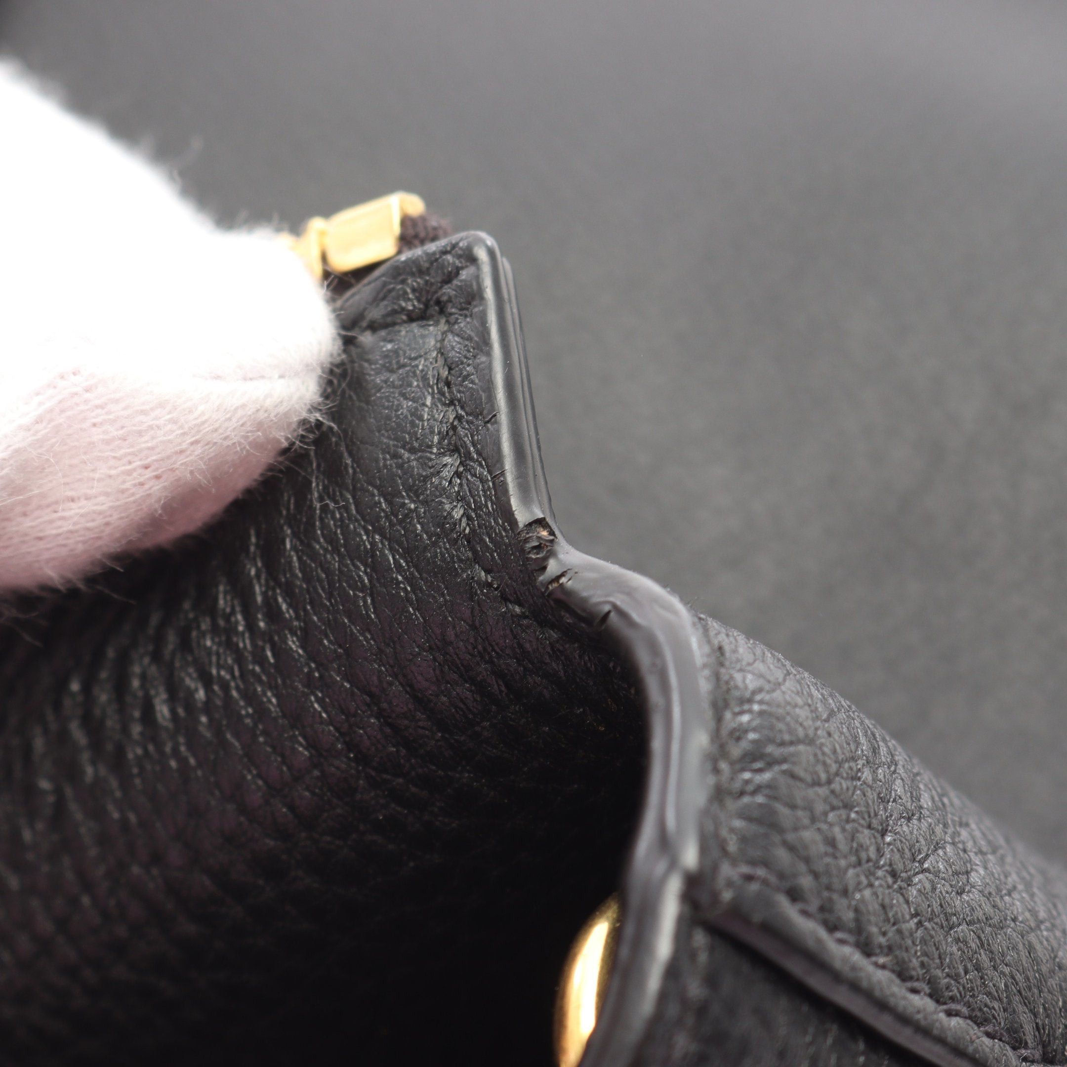 Prada Prada Handbag Leather Black Size ONE SIZE - 6 Thumbnail