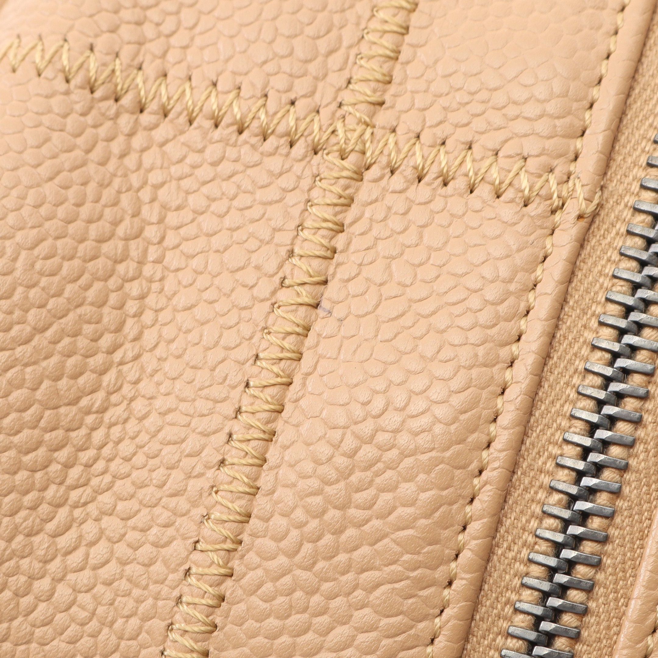 Chanel Chanel Chocolate Bar Shoulder Bag Caviar Skin Beige Silver Hardware Size ONE SIZE - 9 Thumbnail