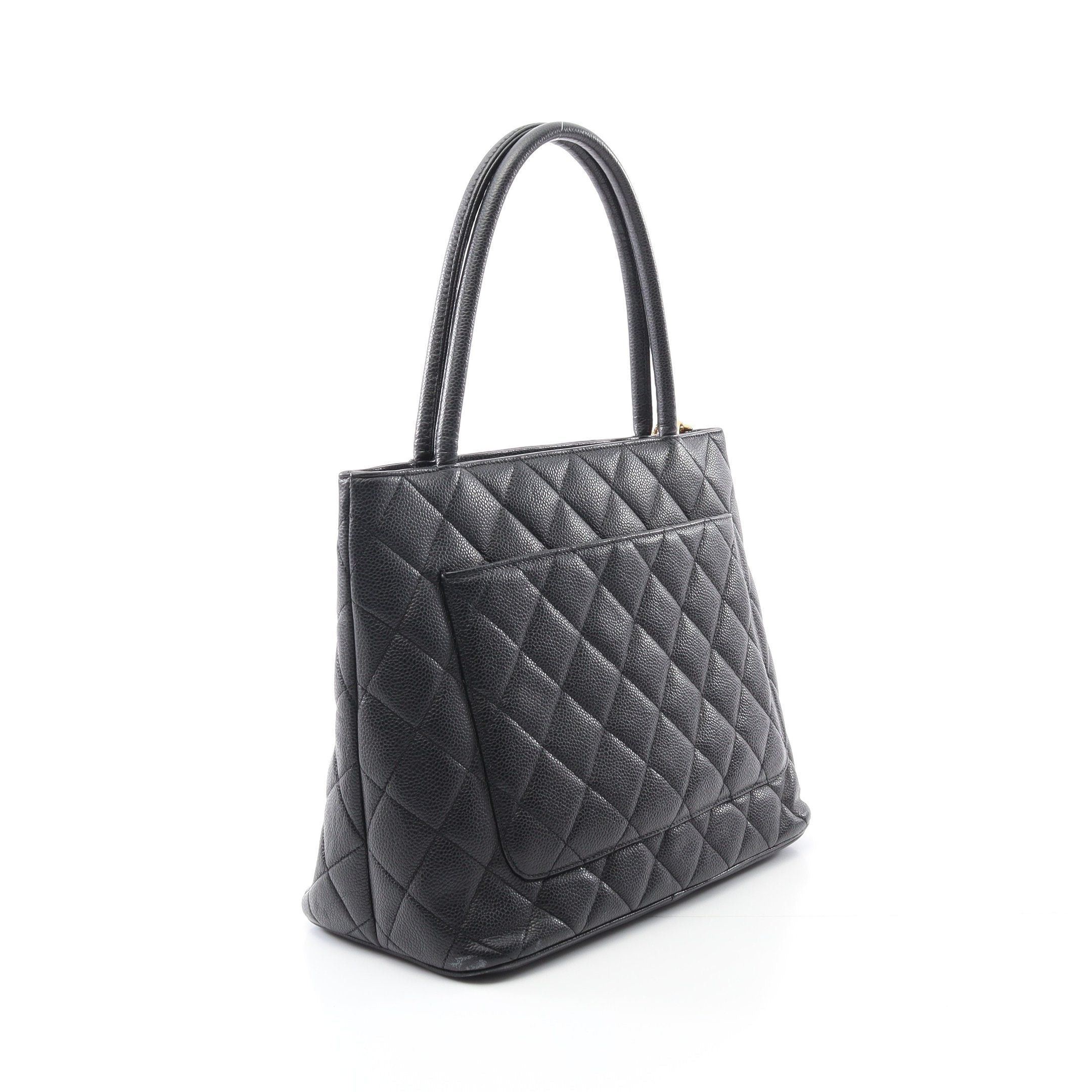 Chanel Chanel Reissue Tote Handbag Bag Caviar Skin Black Gold Hardware Size ONE SIZE - 2 Thumbnail