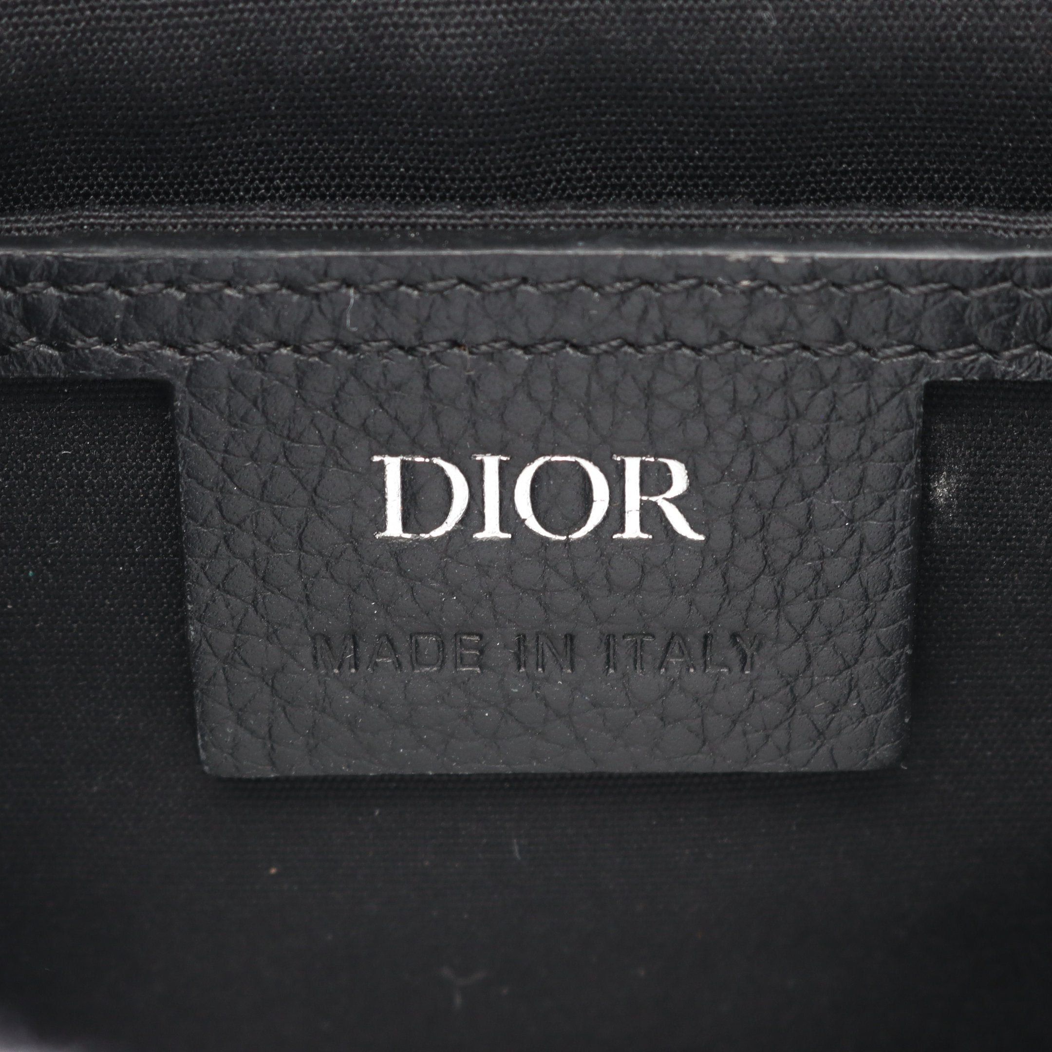 Dior Dior Saddle Oblique Messenger Bag Shoulder Canvas Leather Black Size ONE SIZE - 4 Thumbnail