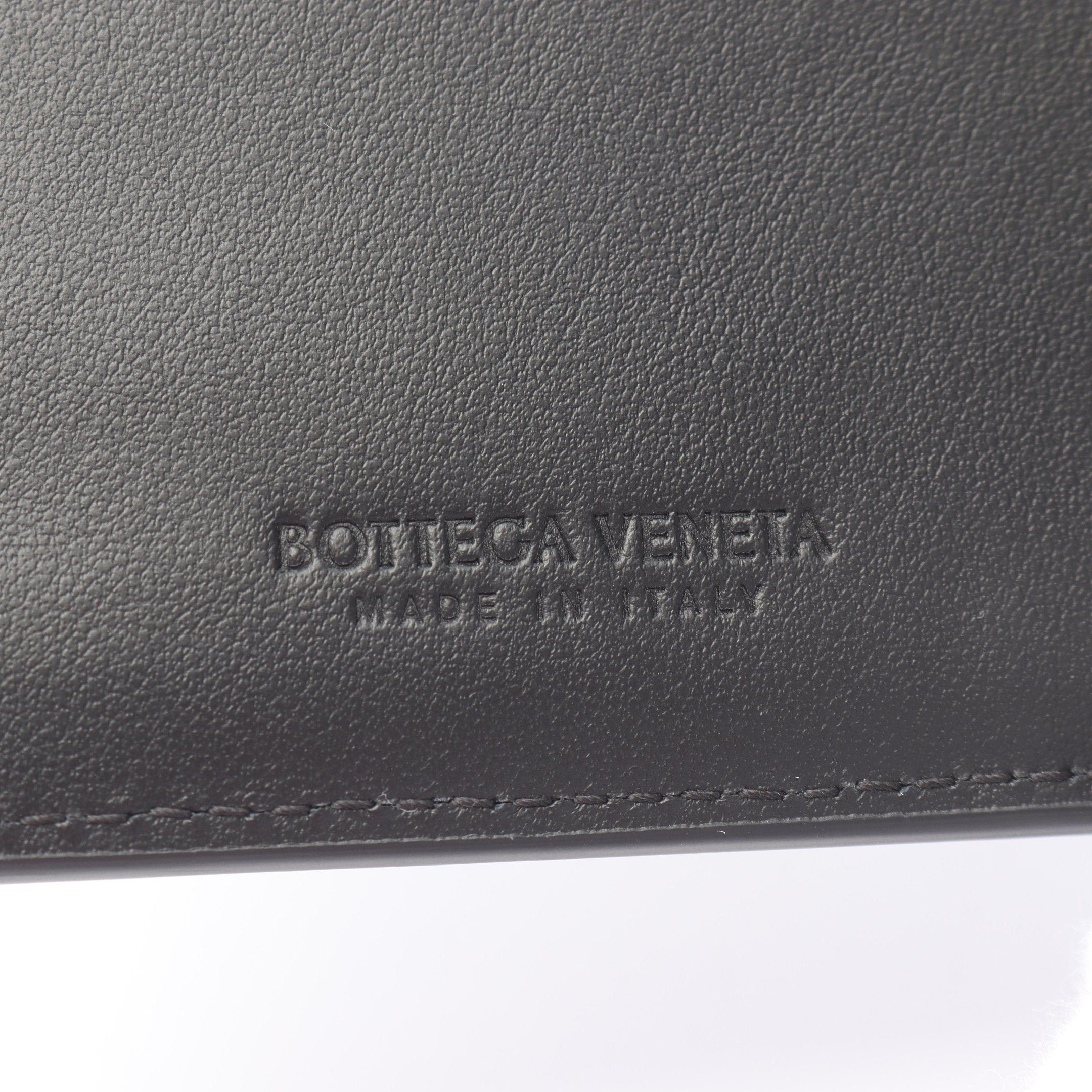 Bottega Veneta Bottega Veneta Cassette Wallet Leather Black Size ONE SIZE - 4 Thumbnail