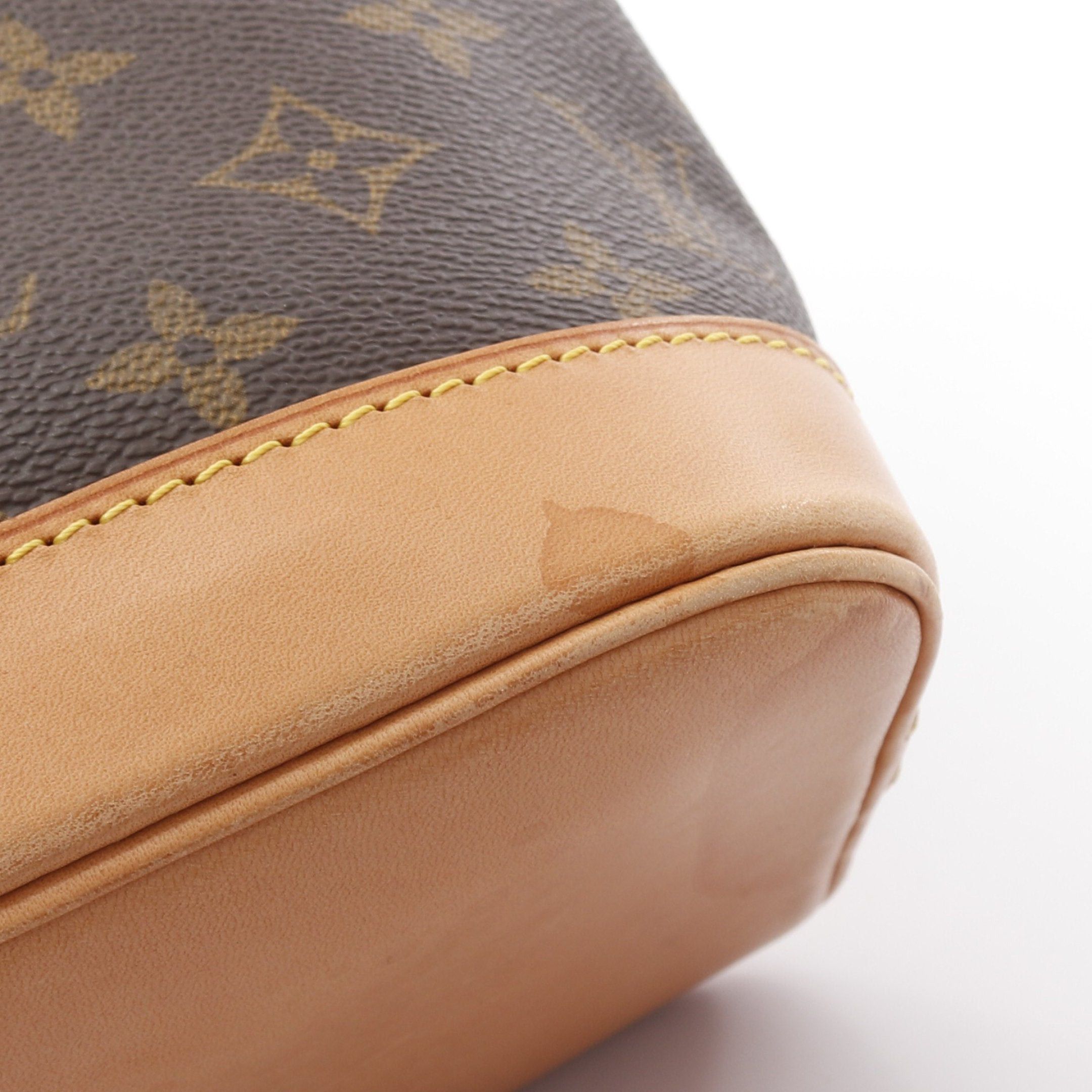 Louis Vuitton Louis Vuitton Alma Pm Monogram Handbag Leather Brown Size ONE SIZE - 10 Thumbnail